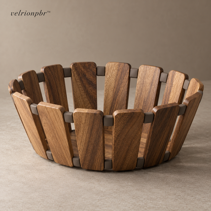 Velrionpbr Foldline Convertible Bread Basket and Trivet, main product view