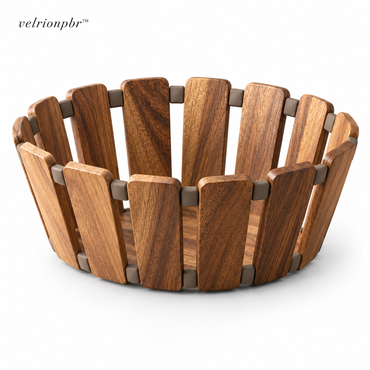 Foldline Convertible Bread Basket and Trivet on a white background